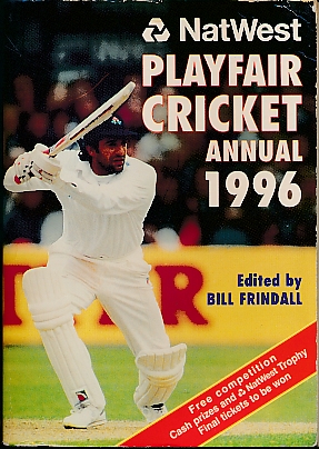 Playfair Cricket Annual 1996. Signed copy.