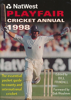 Playfair Cricket Annual 1998. Signed copy.
