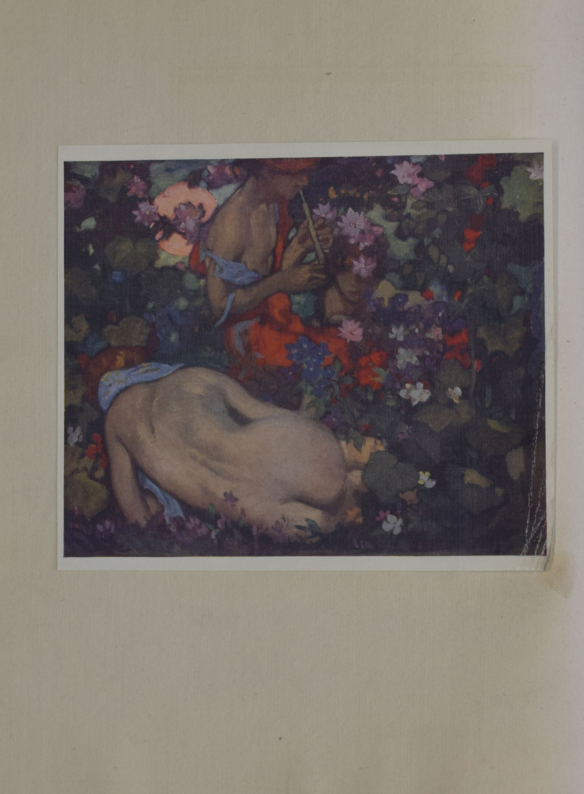 The Girl and the Faun, Illustrated by Frank Brangwyn. Signed limited de luxe edition.