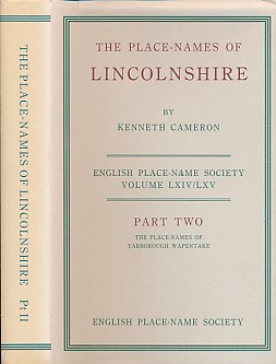 The Place-Names of Lincolnshire, Part 2. English Place-Name Society, Volume 64 - 65.