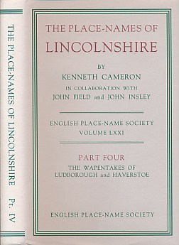 The Place-Names of Lincolnshire, Part 4. English Place-Name Society, Volume 71.