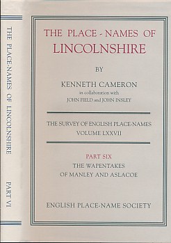 The Place-Names of Lincolnshire, Part 6. English Place-Name Society, Volume 77.