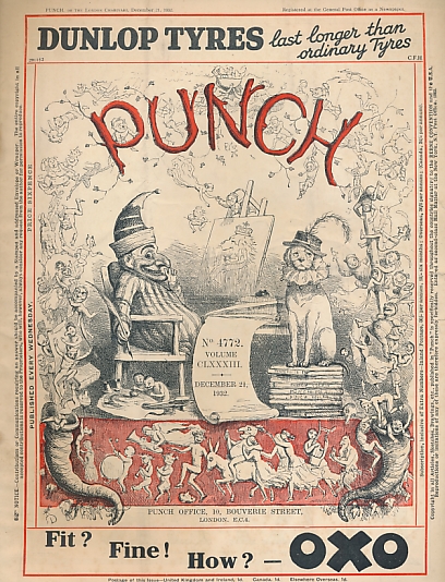 Punch, Or the London Charivari. December 21 1932. No. 4772 Volume 183.
