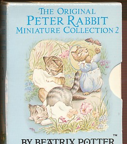 The Original Peter Rabbit Miniature Collection 2. 4 volume set. [The Tale of The Flopsy Bunnies / The Tailor of Gloucester/ The Tale of Tom Kitten / The Tale Jemima Puddle-duck].
