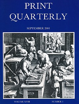 Print Quarterly. Vol. XVIII. No. 3. September 2001