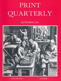 Print Quarterly. Vol. XXII. No. 3. September 2005