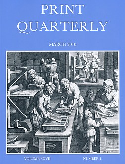 Print Quarterly. Vol. XXVII. No. 1. March 2010