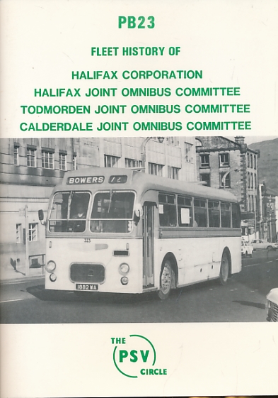 Halifax, Todmorton, Calderdale Omnibus Committee. A Fleet History PB23.