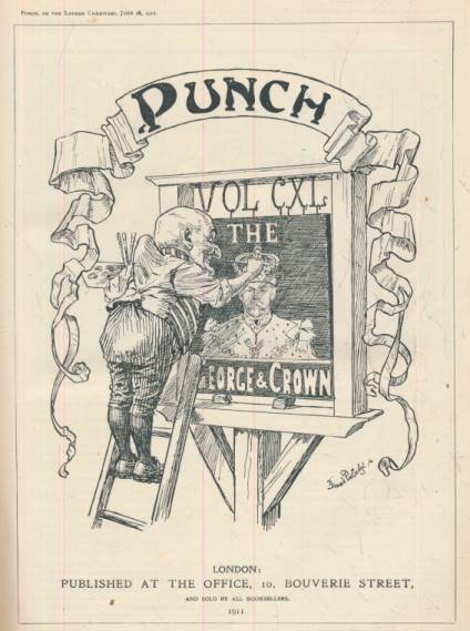 Punch, Or the London Charivari. January - June. 1911. Volume 140.