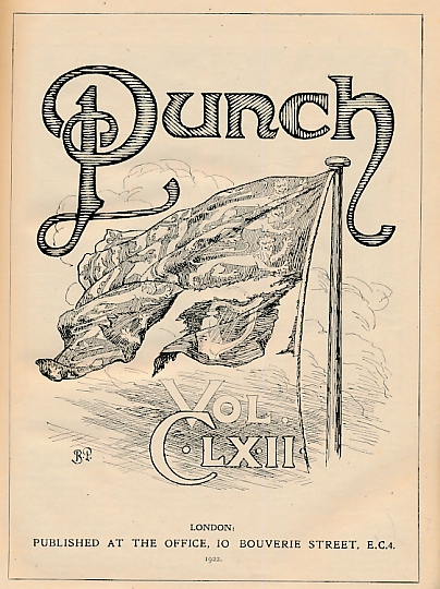 Punch, Or the London Charivari. January - June 1922. Volume 162.