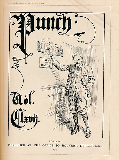 Punch, Or the London Charivari. July - December 1924. Volume 167.
