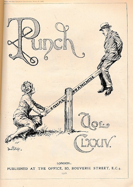 Punch, Or the London Charivari. April - June. 1928. Part Volume 174.
