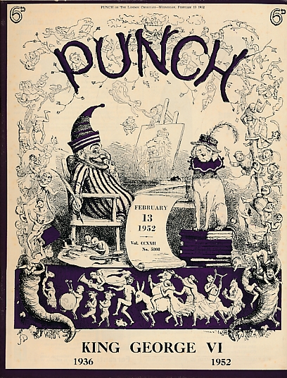 Punch, Or the London Charivari. Volume 222. February 13th 1952. No 5808.