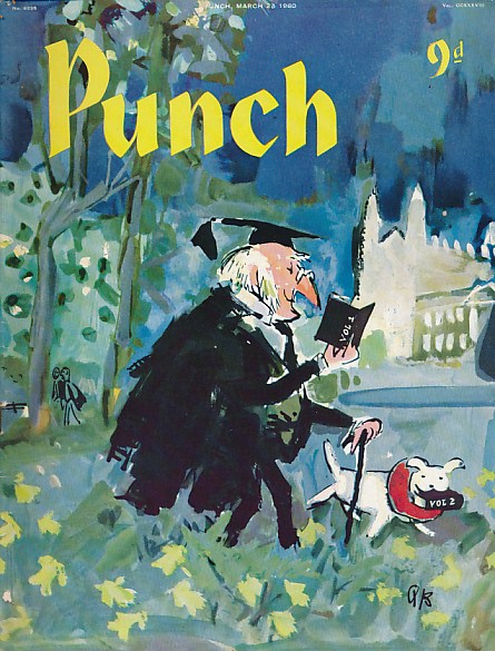 Punch, Or the London Charivari. March 28th. 1960. Volume 236 No. 6235