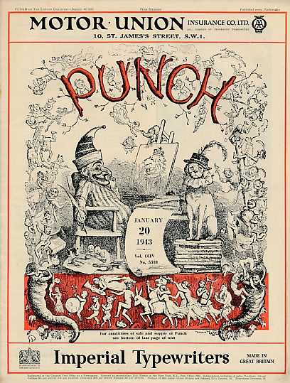 Punch, Or the London Charivari. January 20th 1943. No 5318.