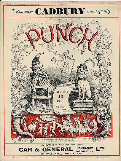 Punch, Or the London Charivari. August 18th 1943. No 5349.