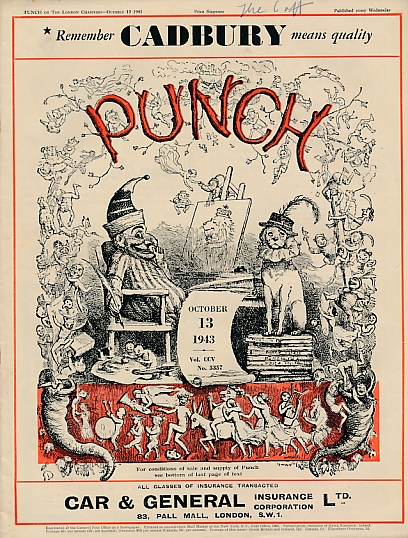 Punch, Or the London Charivari. October13th 1943. No 5357.