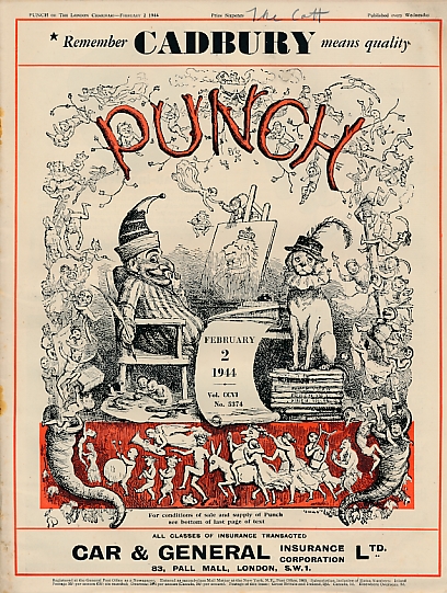 Punch, Or the London Charivari. February 2nd 1944. No 5374.