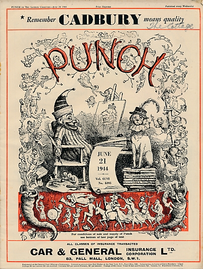 Punch, Or the London Charivari. June 21st 1944. No 5395.
