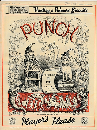 Punch, Or the London Charivari. November 29th 1944. No 5419.