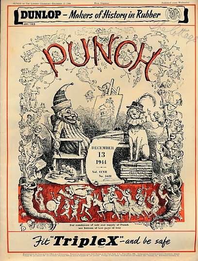 Punch, Or the London Charivari. December 13th 1944. No 5421.