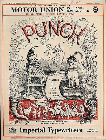 Punch, Or the London Charivari. March 14th 1945. No 5434.