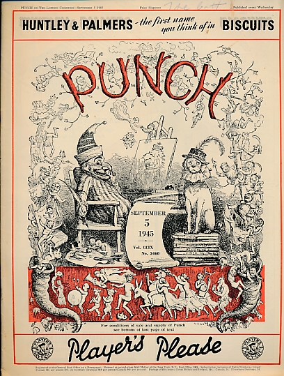 Punch, Or the London Charivari. September 5th 1945. No 5460.