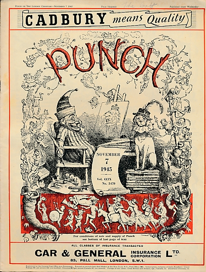 Punch, Or the London Charivari. November 7th 1945. No 5470.