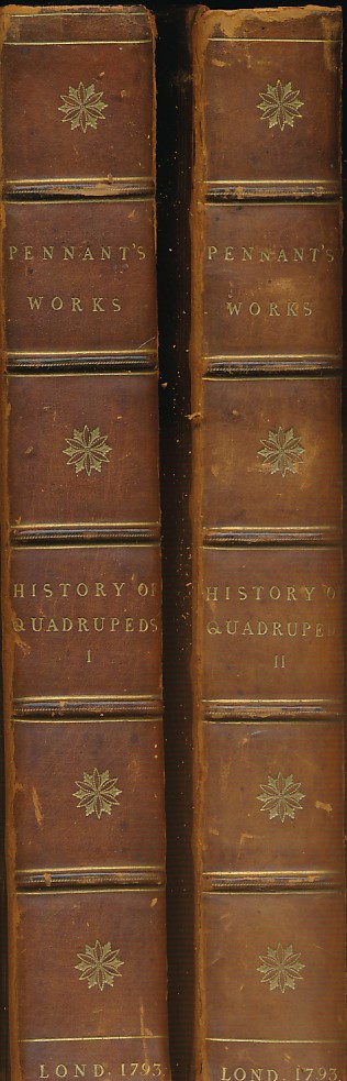 History of Quadrupeds. 2 volume set.
