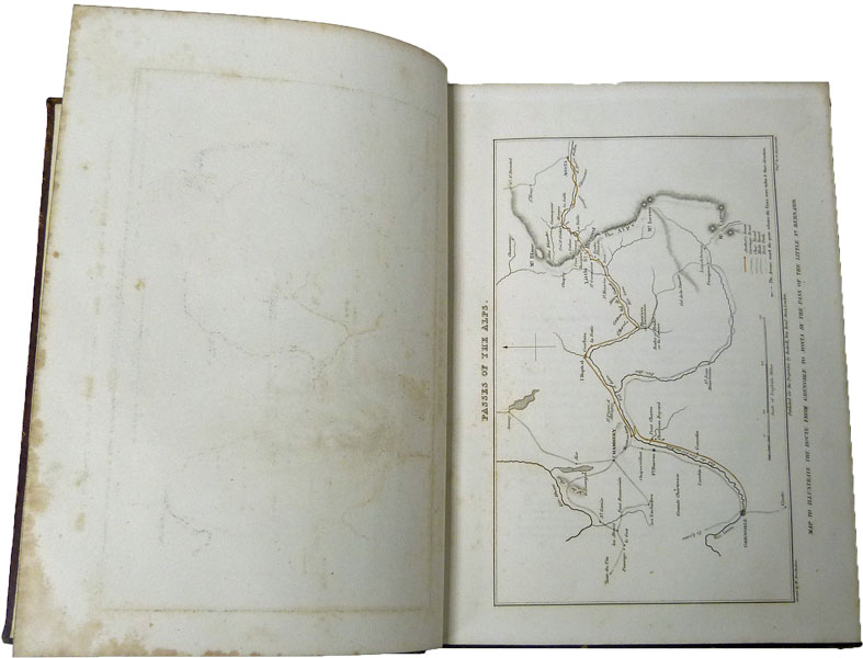 Illustrations of the Passes of the Alps, by which Italy Communicates with France, Switzerland, and Germany. 2 volume set.