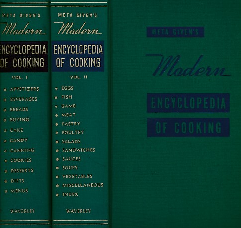 Modern Encyclopedia of Cooking. 2 volume set.