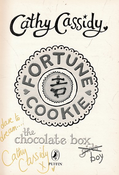 Fortune Cookie. The Chocolate Box Girls. Signed copy.