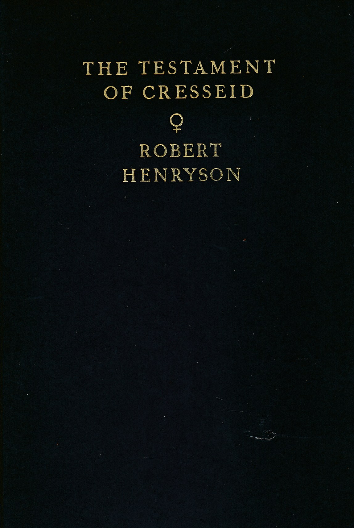 The Testament of Cresseid. Limited edition