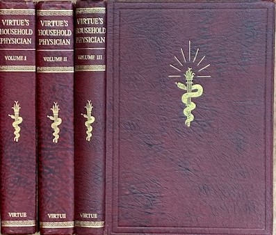 Virtue's Household Physician: 3 volume set. 1956.