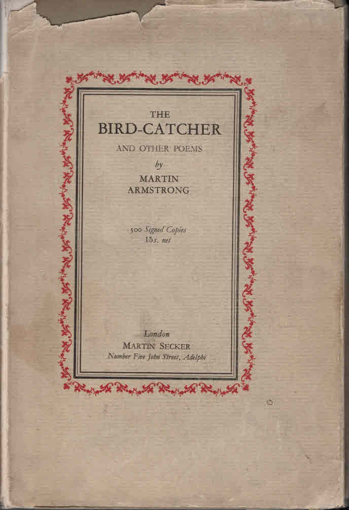 The Bird-Catcher. Signed limited edition