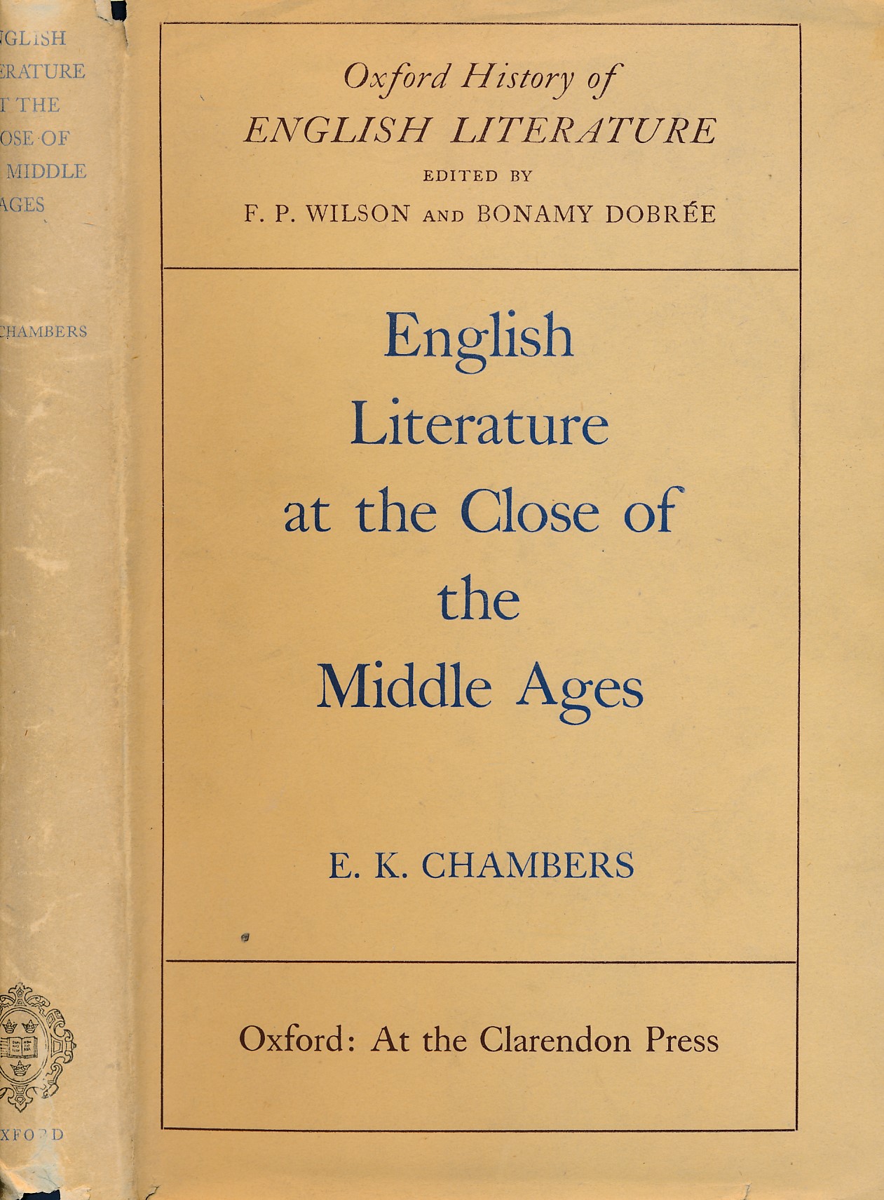 English Literature at the Close of The Middle Ages