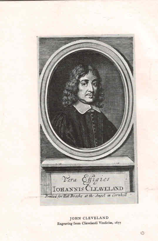 John Cleveland [1613-1658]: A Bibliography of His Poems