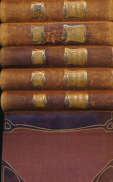 Schillers Smtliche Werke in Zehn Bnden. 10 volumes in 5. [Schiller's Complete Works]