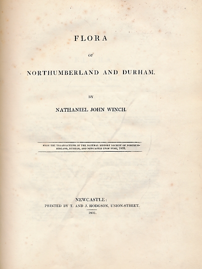 Flora of Northumberland and Durham