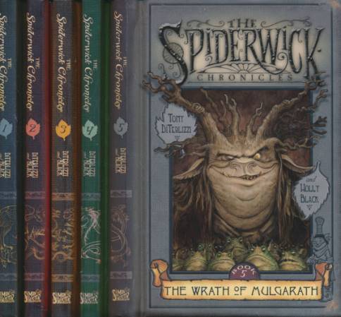 The Spiderwick Chronicles. 6 volume set in trunk.