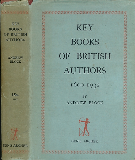 Key Books of British Authors 1600-1932