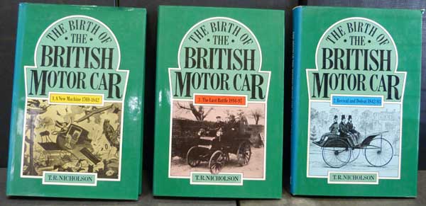 The Birth of the British Motor Car. 3 volume set