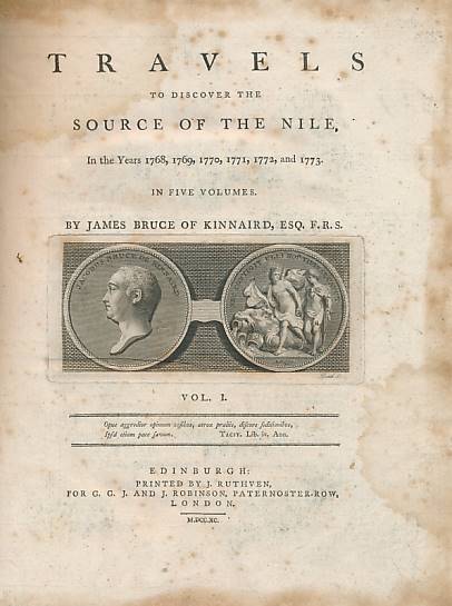 Travels to Discover the Source of the Nile. Volume I only.