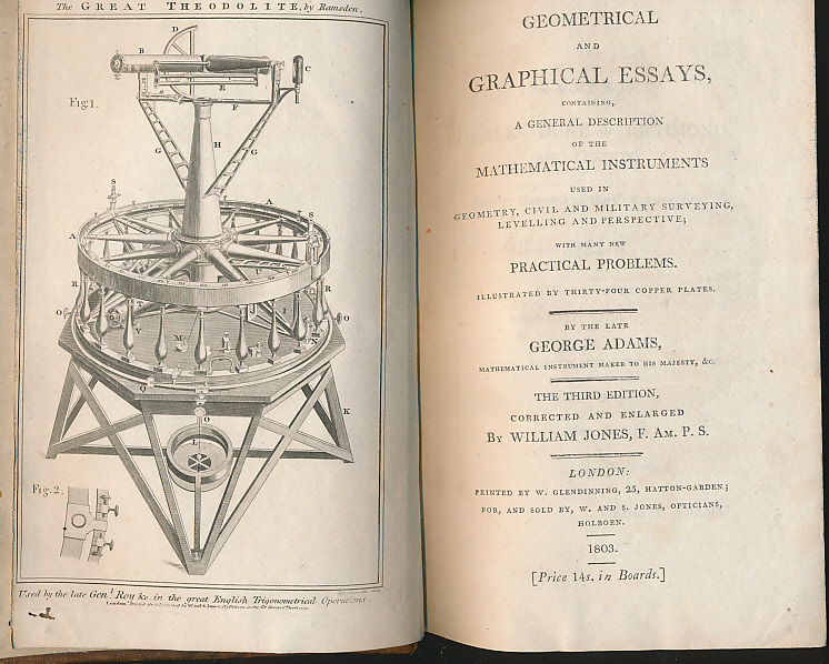 Geometrical and Graphical Essays Containing a General Description of the Mathematical Instruments Used in Geometry, Civil and Military Surveying, Levelling and Perspective; With Many New Practical Problems.