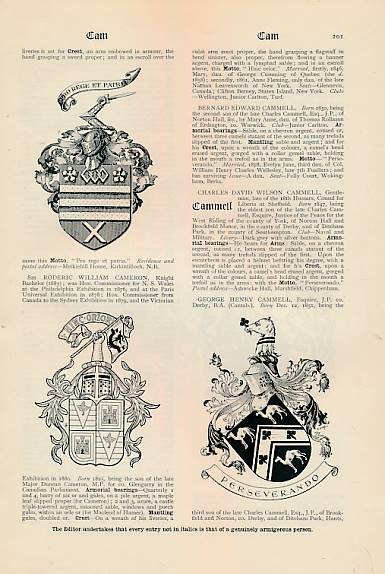 Armorial Families: A Directory of Gentlemen of Coat-Armour. 1902.