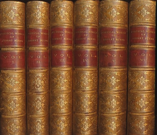 The Works of Robert Burns. 6 volume set, Paterson Limited Edition. 1891.