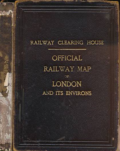 Official Railway Map of the London and its Environs. Railway Clearing House. 1899.