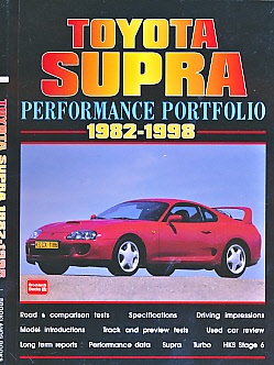 Toyota Supra Performance Portfolio. 1982 - 1998.