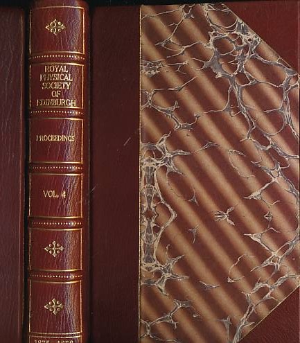 Proceedings of the Royal Physical Society of Edinburgh. Volume IV. 1874-78.