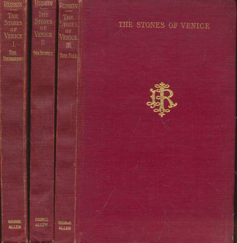 Stones of Venice. 3 volume set. Allen edition.